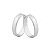 Par de Alianças em Prata 950 Polida Chanfrada - Imagem 3