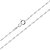 Corrente De Prata Singapura Fina - Imagem 1