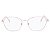 Armação para óculos de grau gatinho - Iara - Prata/Branco - Imagem 2