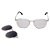 Armação para óculos de grau clip on redondo - Açaí - Transparente - Imagem 1