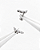 Piercing Labret Cluster Navet 3 Zircônias - Titânio - Imagem 3