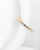 Piercing Argola Slim com Zircônias - Ouro 14k - Imagem 2