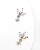 Piercing Labret Lys Blanc - Ouro 14k - Imagem 1