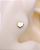 Piercing Labret com Coração - Ouro 14k - Imagem 2