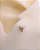 Piercing Labret com Mini Trinity com Zircônias - Ouro 14k - Imagem 2
