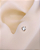 Piercing Labret com Zircônia Solitário 2.5mm - Ouro 14k - Imagem 2
