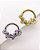 Piercing Argola com Serpente de Zircônias - Titânio - Imagem 1