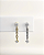 Piercing Labret com Zircônias e Corrente - Titânio - Imagem 1