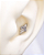 Piercing Labret com Losango de Zircônias - Titânio - Imagem 3