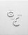 Piercing Argola Íris com Zircônias - Ouro 14k - Imagem 2
