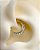 Piercing Argola Íris com Zircônias - Ouro 14k - Imagem 3