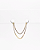 Charm Veneziana Dupla - Ouro 14k - Imagem 1