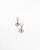Piercing Labret com Disco Liso 2.5mm - Ouro 14k - Imagem 1