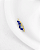 Piercing Labret Classic Azul - Ouro 14k - Imagem 2