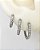 Kit Trio Lóbulo | Piercing Max Argola com Zircônias – Titânio - Imagem 2