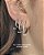 Kit Trio Lóbulo | Piercing Max Argola com Zircônias – Titânio - Imagem 3