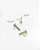 Haste para Piercing Labret Push Pin - Ouro 14k - Imagem 3