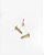 Haste para Piercing Labret Push Pin - Ouro 14k - Imagem 1