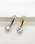 Piercing Bananabell com Zircônia Coração - Titânio - Imagem 1