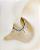 Piercing Argola com Zircônias Trilliant - Titânio - Imagem 4