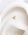 Piercing Labret Mini Trinity Moissanite - Ouro 18k - Imagem 2