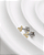 Piercing Labret Mini Trinity Moissanite - Ouro 18k - Imagem 1