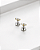 Piercing Labret Luce Duo Moissanite - Ouro 18k - Imagem 1