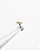 Piercing Labret Luce Duo Moissanite - Ouro 18k - Imagem 3