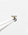 Piercing Labret Luce Trio Moissanite - Ouro 18k - Imagem 2
