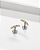 Piercing Labret Classic Moissanite - Ouro 18k - Imagem 1