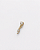 Piercing Labret Pendente Lune Moissanite - Ouro 18k - Imagem 1