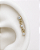 Piercing Labret Pendente Aura Moissanite - Ouro 18k - Imagem 2