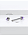 Piercing Barbell com Ametista - Titânio - Imagem 4