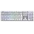 Teclado OEX TC205 Prismatic QWERTY Branco - Imagem 1