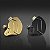 Fone de Ouvido KZ ZSN Pro X Dourado Sem Microfone - Imagem 2