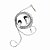 Fone de Ouvido Moondrop Lan Dinâmico P2 In Ear - Imagem 1