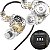 Fone de Ouvido TRN MT1 Max Branco Customizável In-Ear - Imagem 2