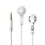 Fone de Ouvido Fiio JF11 Branco JadeAudio Dinâmico Earbud - Imagem 1