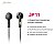 Fone de Ouvido Fiio JF11 Branco JadeAudio Dinâmico Earbud - Imagem 2