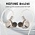 Fone de Ouvido KEFINE Delci AE IEM 3.5mm Driver Dinâmico 10mm DLC + PU Cabo 2-Pin com Bocais de Afinação - Imagem 2