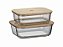 Conjunto Potes Hermético Travessas Tampa De Bambu Electrolux - Imagem 3