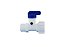 Adaptador Plastico T 1/2 x Engate p/Mangueira 1/4 c/Registro - Imagem 1