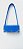 BOLSA BAGUETE GLAC RETTE AZUL - Imagem 1
