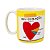 Caneca Cilíndrica Love Meu Coração 300ml - Uatt - Imagem 1