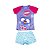 Pijama Short Infantil Feminino Bubu 10 anos - Uatt - Imagem 1
