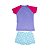 Pijama Short Infantil Feminino Bubu 10 anos - Uatt - Imagem 2