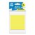 Bloco Adesivo Transparente Amarelo St0111 75x75mm - Cis - Imagem 1