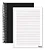Caderno Espiral 1/4 Capa Dura Neutro Preto 48 fls. - Tamoio - Imagem 2