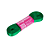 Fita Cetim Verde Bandeira 10m x 7mm - Fitas Progresso - Imagem 1