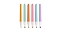 Caneta Marca Texto Cis Lumini Lite Cores Pastel - Cis - Imagem 2